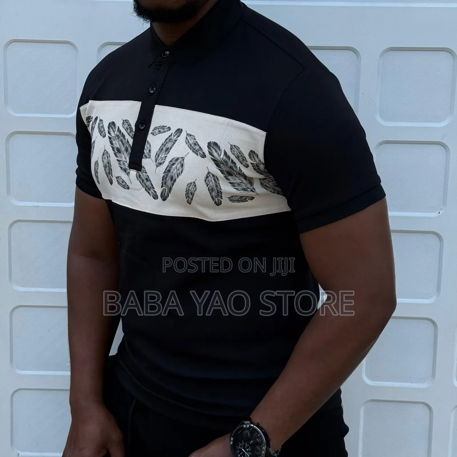 New Fashion Men's Polycotton Short-Sleeved Casual T-Shirts