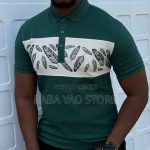 New Fashion Men's Polycotton Short-Sleeved Casual T-Shirts
