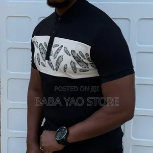New Fashion Men's Polycotton Short-Sleeved Casual T-Shirts