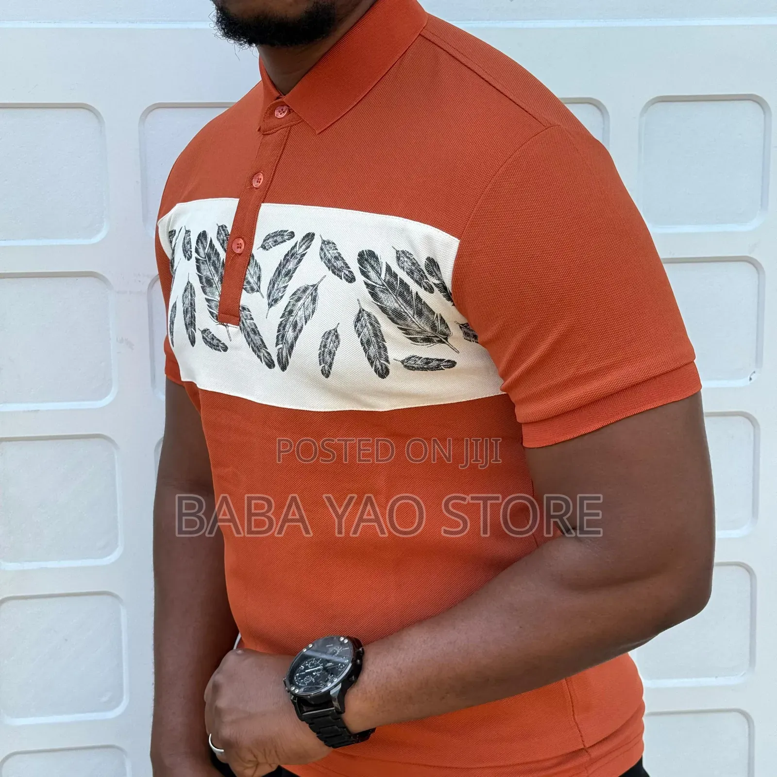 New Fashion Men's Polycotton Short-Sleeved Casual T-Shirts