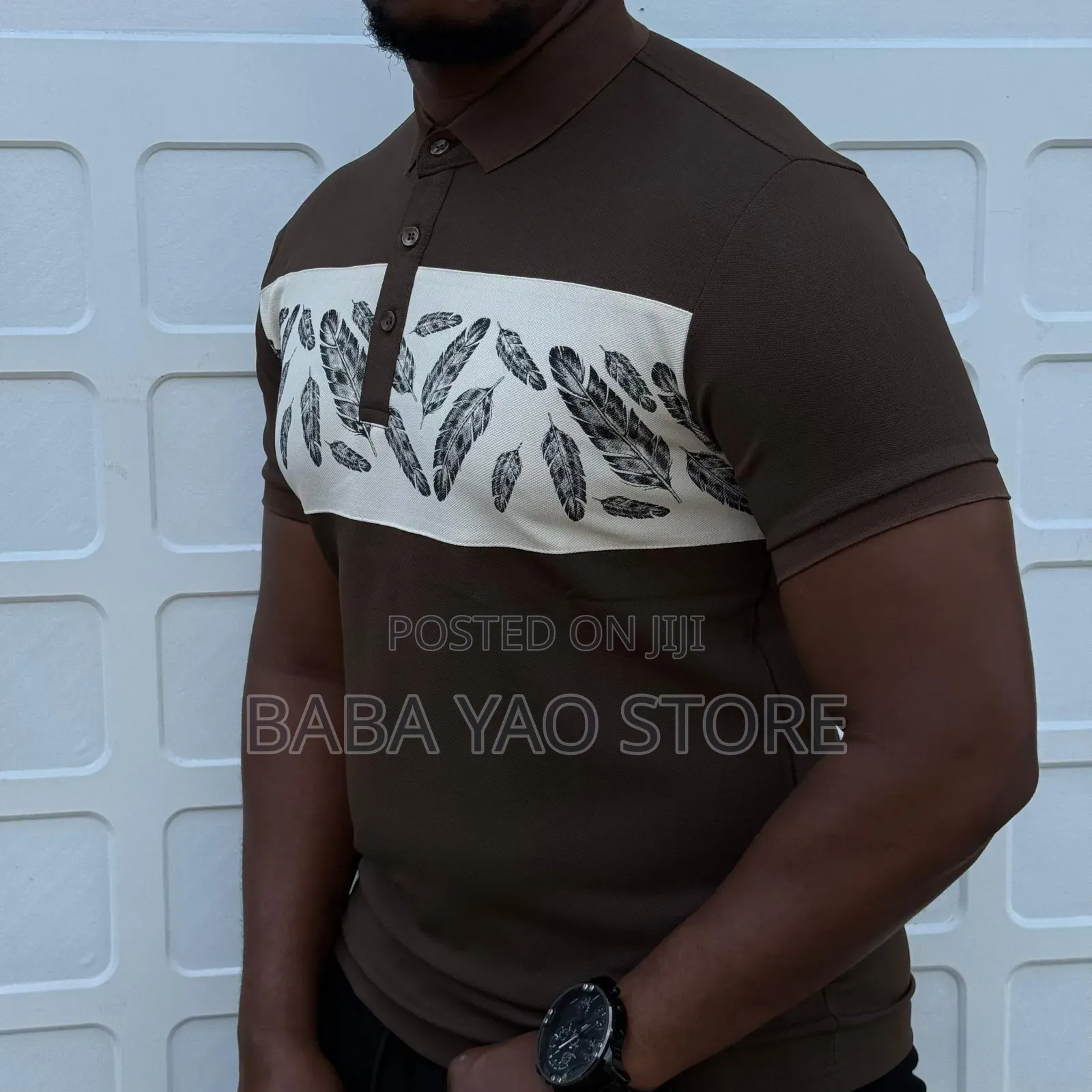 New Fashion Men's Polycotton Short-Sleeved Casual T-Shirts