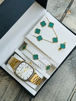 Casio Ladies Full Set Watch, Ring,Blacelets,Necklace