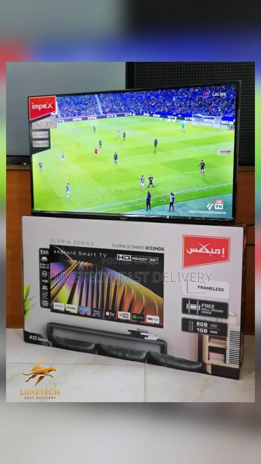 Impex Gloria 32 Inches Smart Android TV