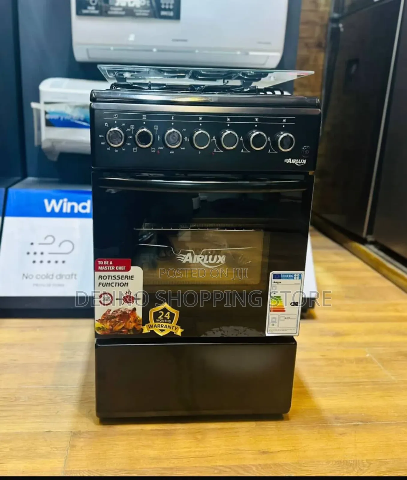 Airlux Cooker 50x50 Plates 3 Gas Na Moja Umeme