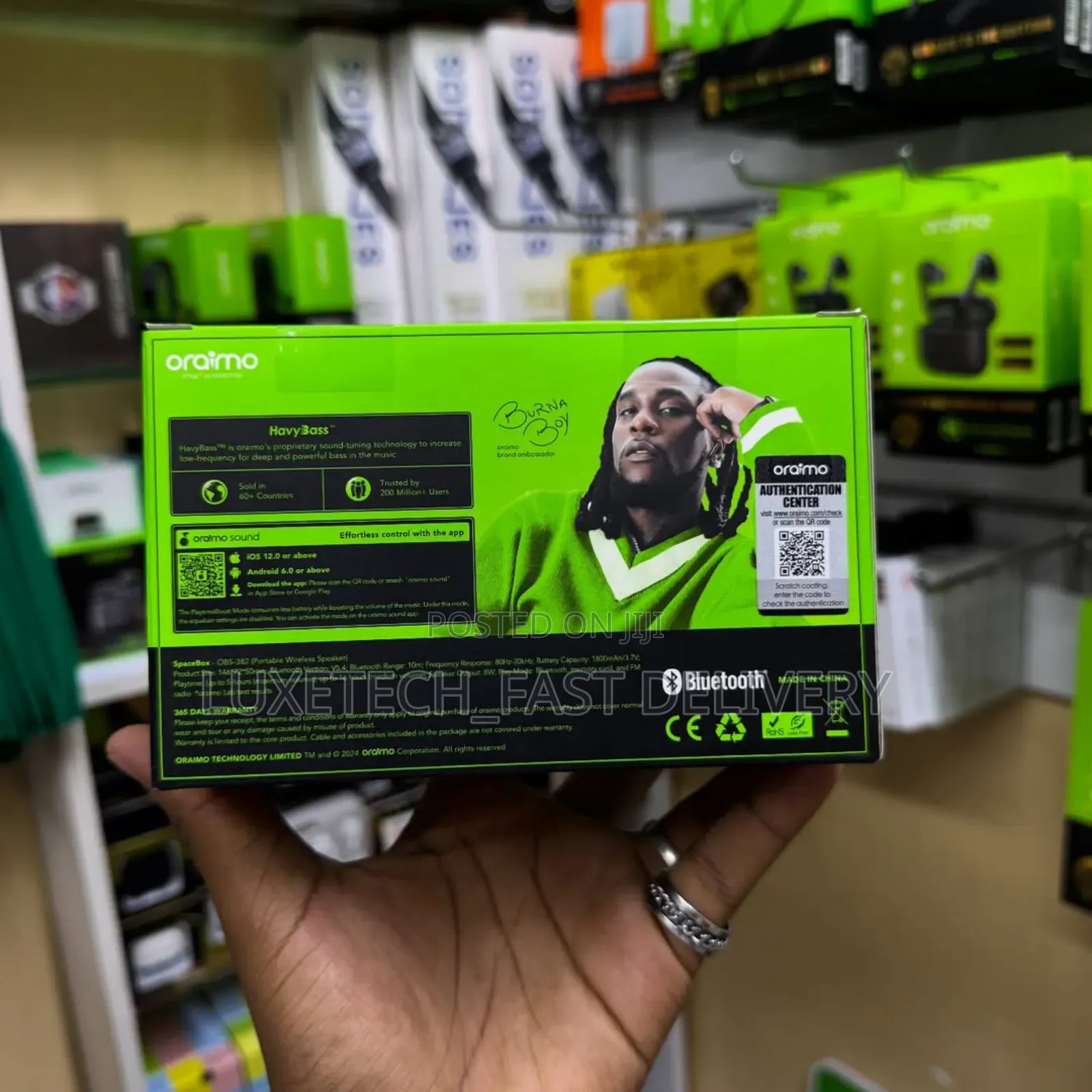 Oraimo Spacebox Portable Bluetooth Speaker With Fm Radio