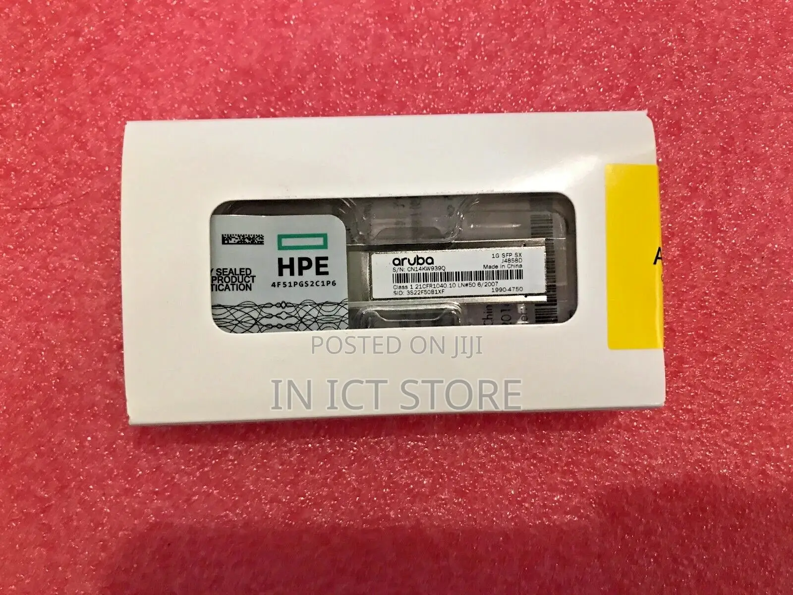 Aruba Hp 1g SFP Lc Sx 500m Om2 MMF XCVR Transceiver Module