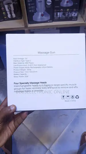 Portable Massage Gun 4 In 1