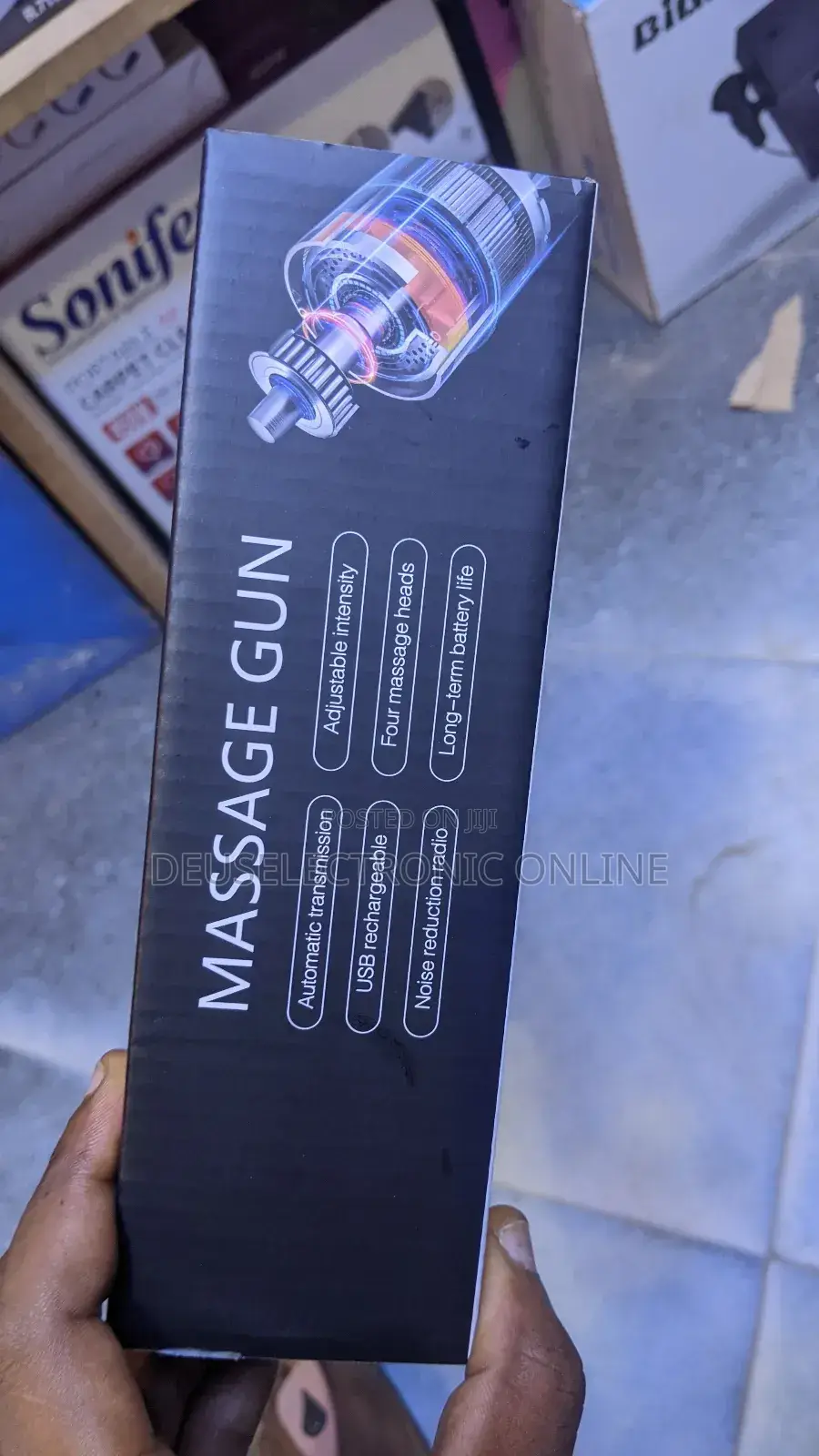Portable Massage Gun 4 In 1