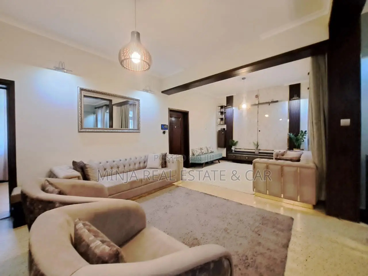 Furnished 3bdrm Apartment in Kivukoni for rent
