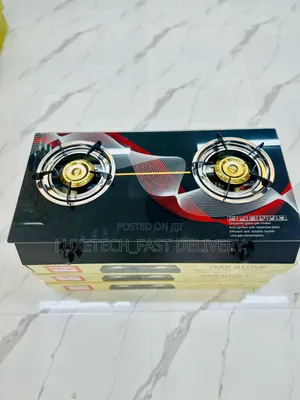 Inbox Gas Cooker 2 Burners With Tempered Glass Top