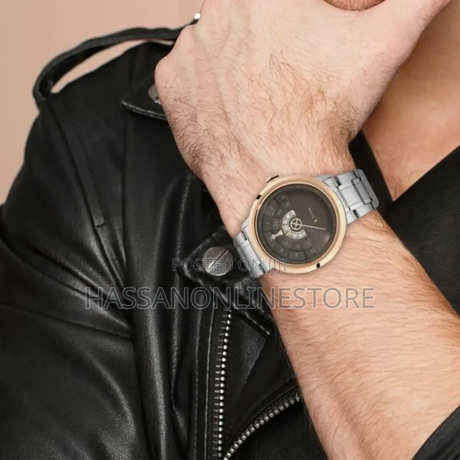 Titan Grandmaster Brown Dial Analog Watch for Men