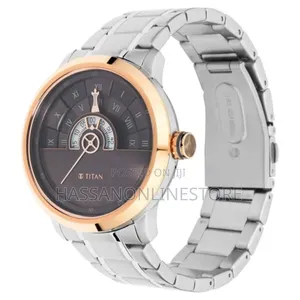 Titan Grandmaster Brown Dial Analog Watch for Men