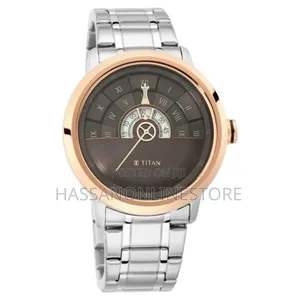 Titan Grandmaster Brown Dial Analog Watch for Men