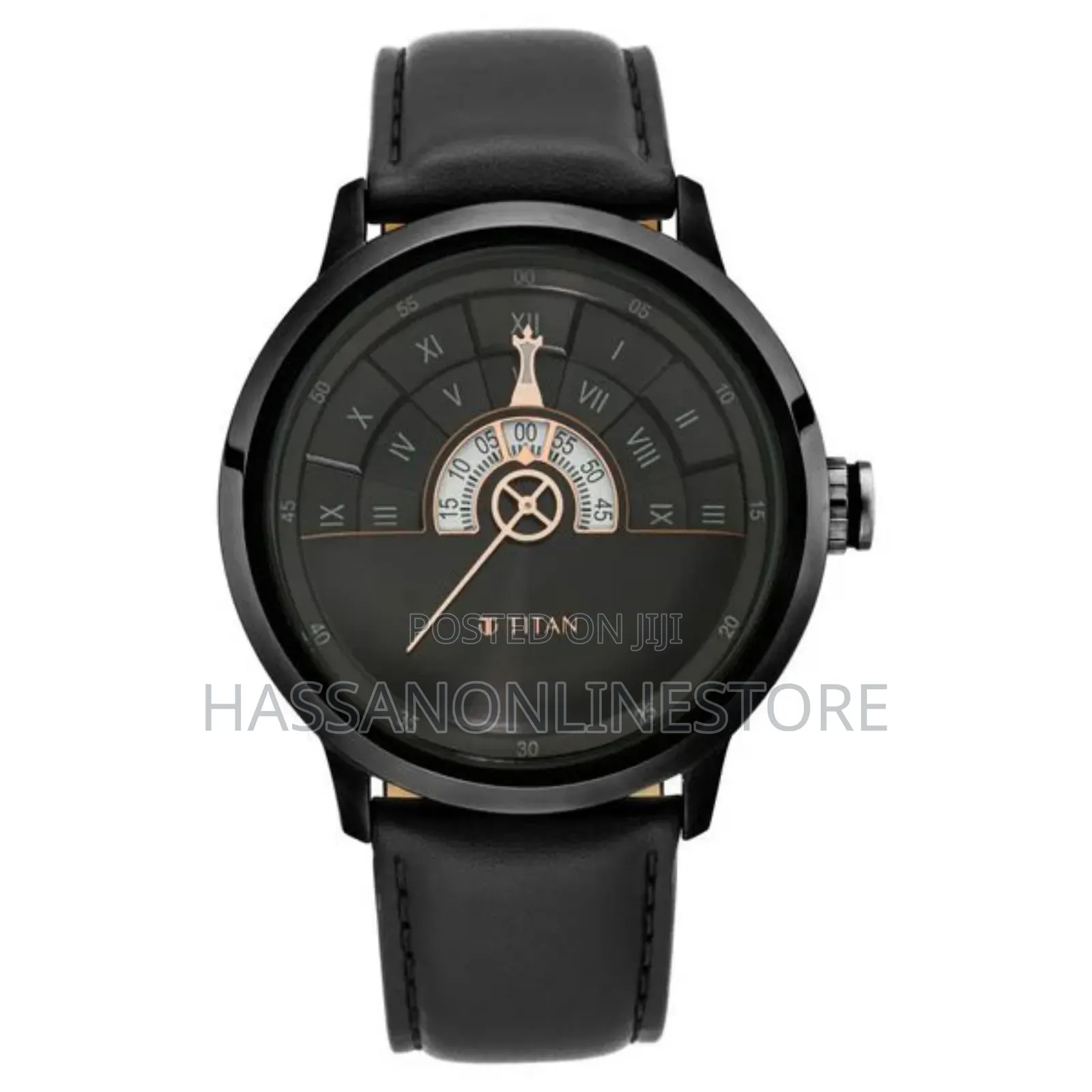 Titan Grandmaster Black Dial Quartz Analog Watch for Men