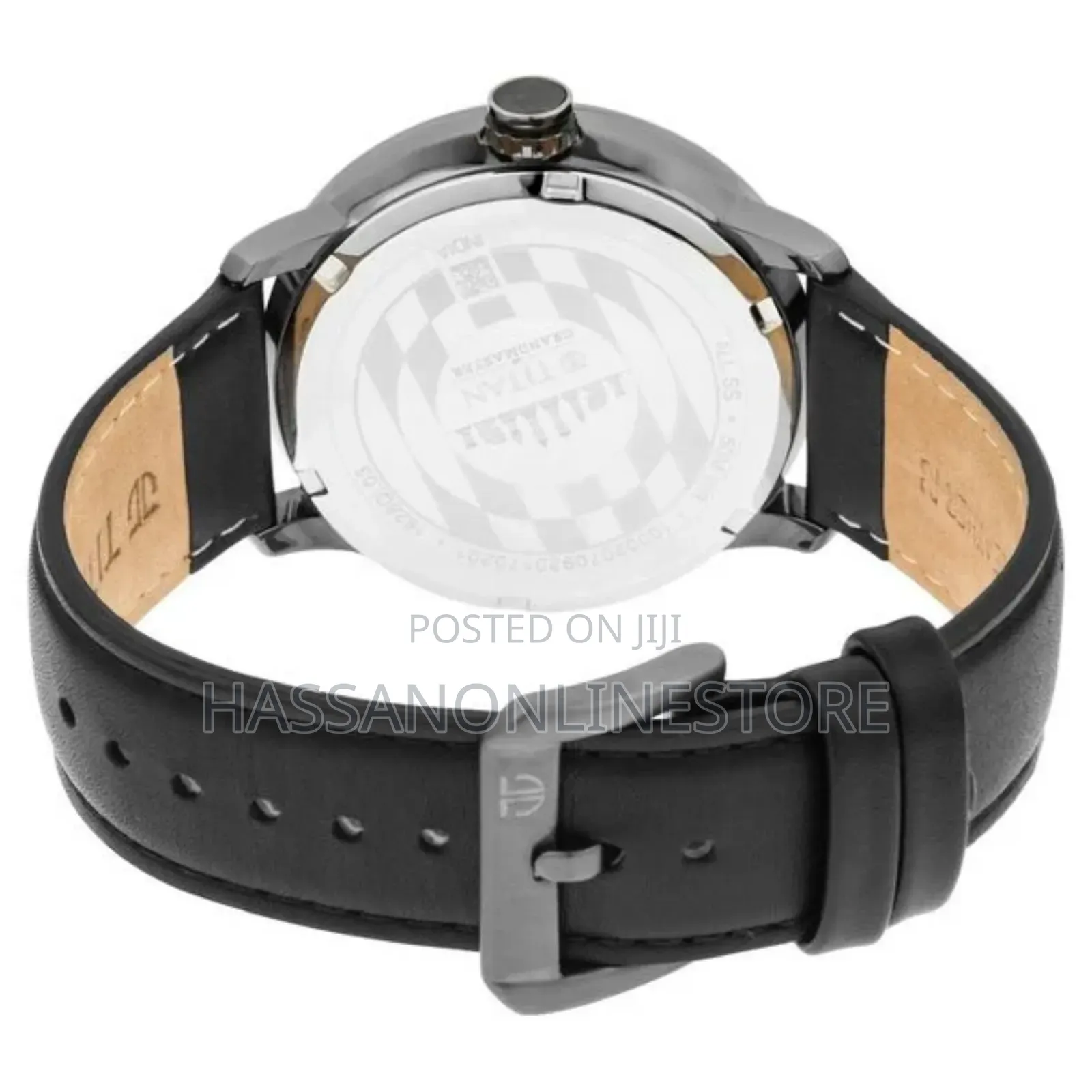 Titan Grandmaster Black Dial Quartz Analog Watch for Men