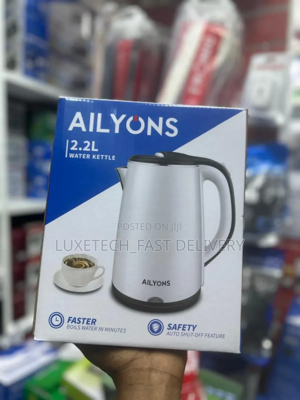 Ailyons 2.2l Electric Kettle Fast Boil and Auto-Off