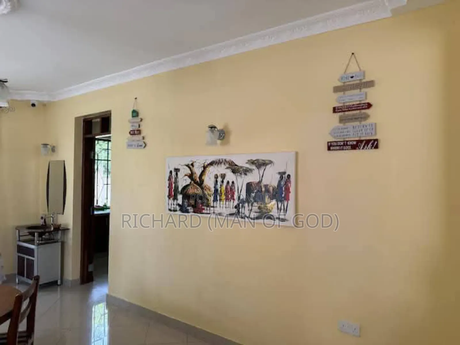Furnished 4bdrm Villa in Arusha for rent