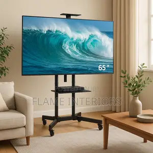 Tvcart-a Rolling Tv Stand Mobile Tv Cart