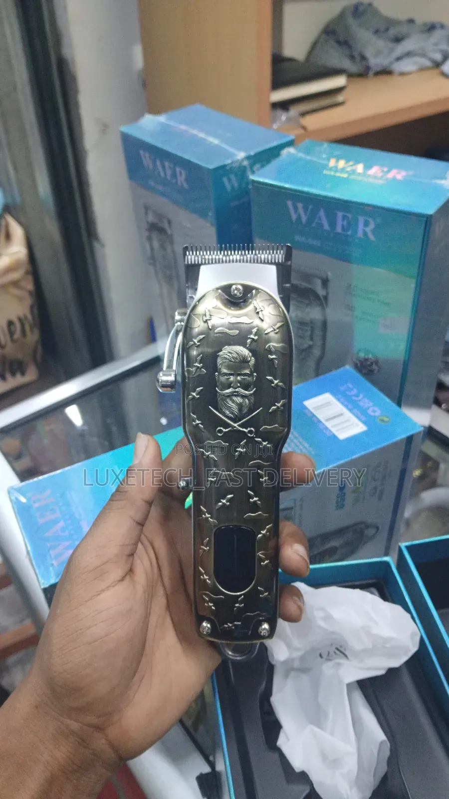 Waer Professional Rechargeable Hair Clipper Wa-048