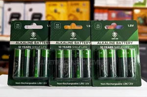 Original Green Lion Alkaline Aa Batteries Non-Rechargeable