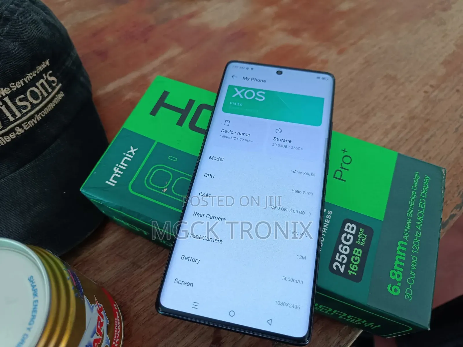 New Infinix Hot 50 Pro+ 4G 256 GB Black