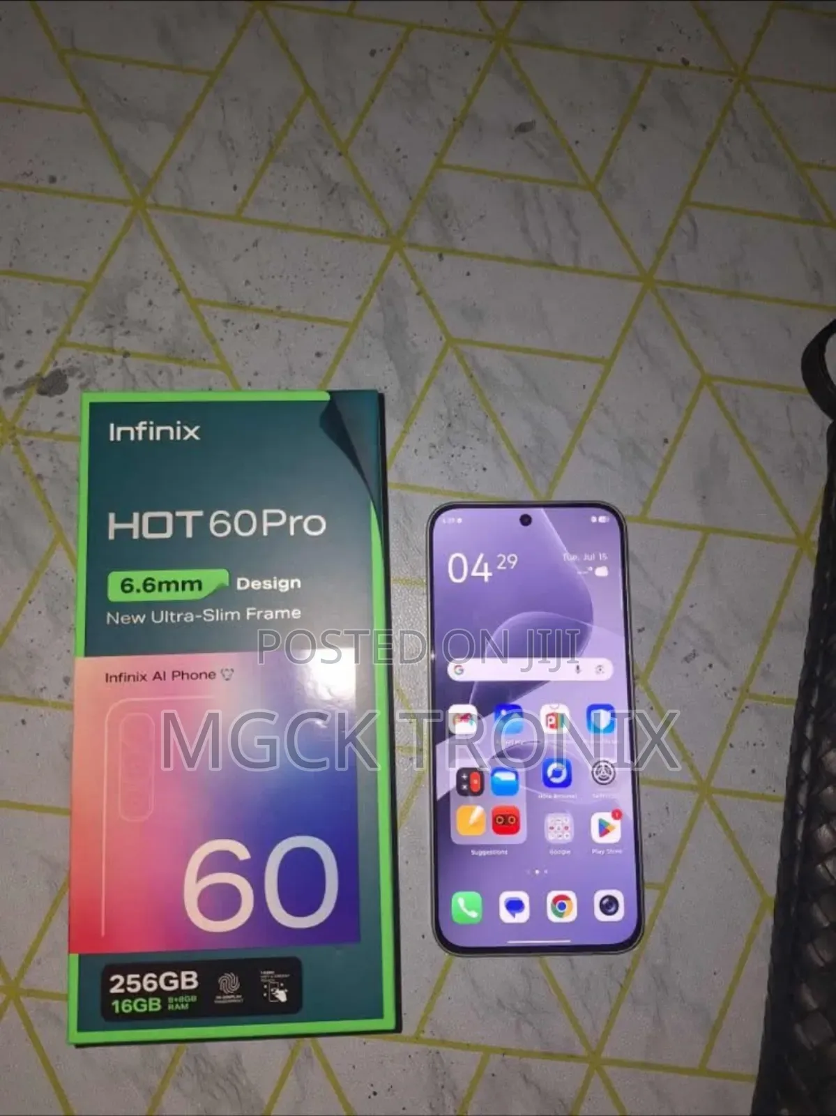 New Infinix Hot 60 128 GB Bronze