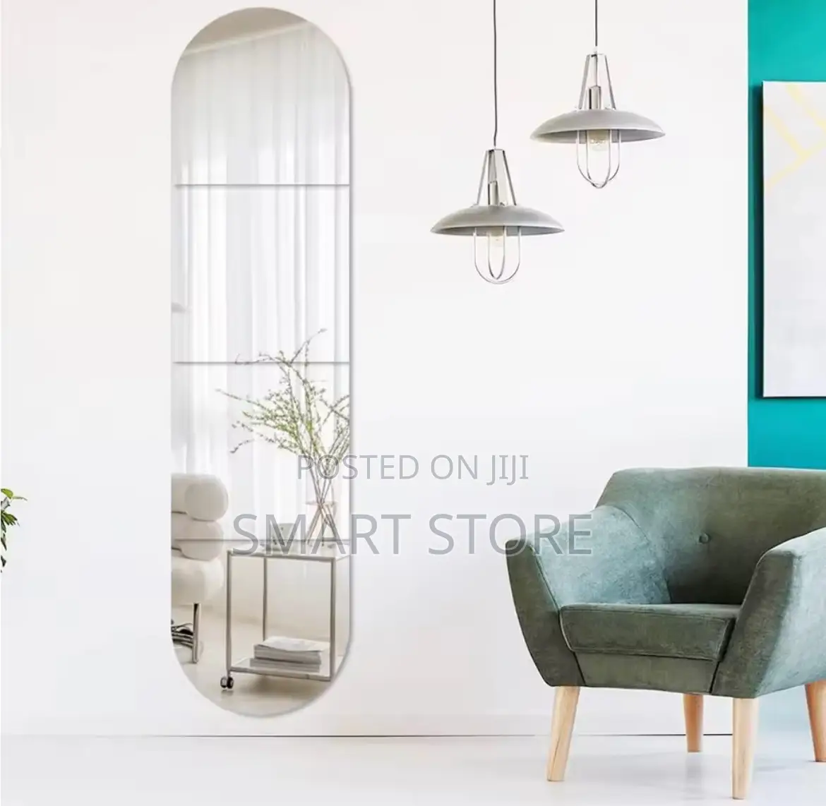 150×50cm Unbreakable Acrylic Mirror Wall Sticker
