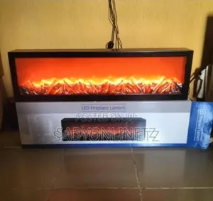 Led Fireplace Lantern 100cm