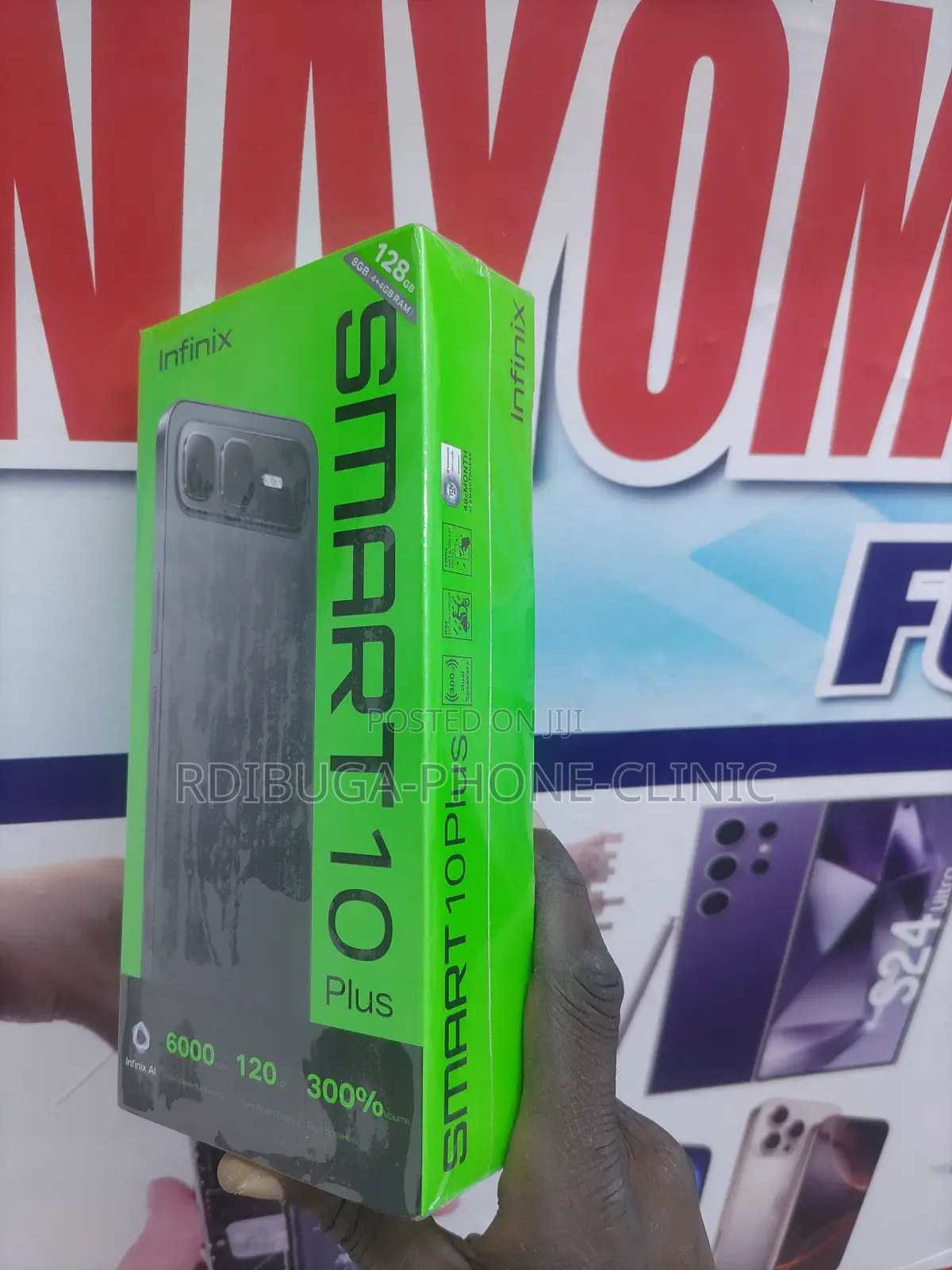 New Infinix Smart 10 Plus 128 GB Black