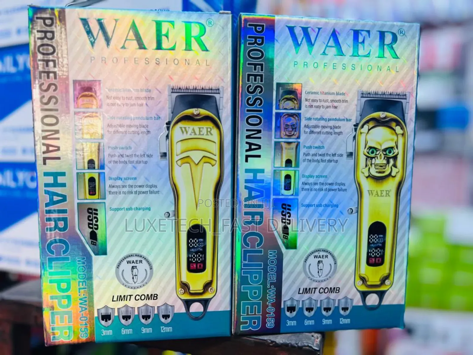 Waer Professional Hair Clipper Wa-0159 Rechargeable