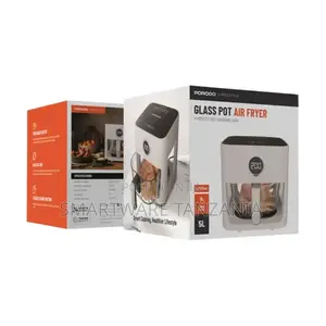 Porodo Lifestyle 5l Glass Pot Air Fryer - White
