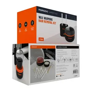Porodo Lifestyle Wax Warming Hair Removal Kit - Black