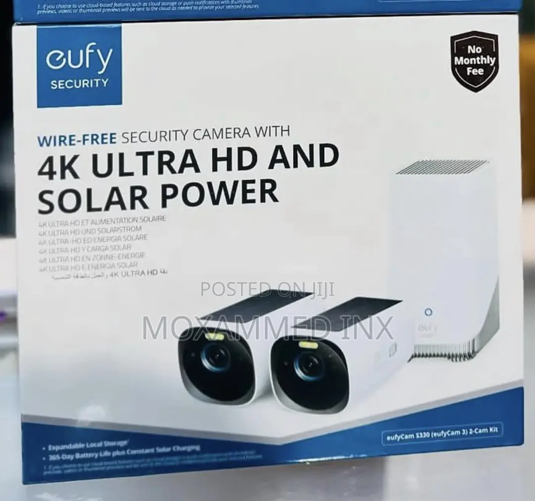 Eufy Ultra Hd and Solar Power Security Camera