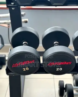 20kg Rubber Dumbbell