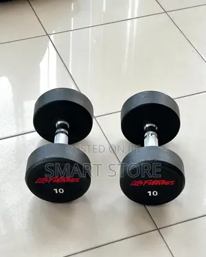 10kg Rubber Dumbbell