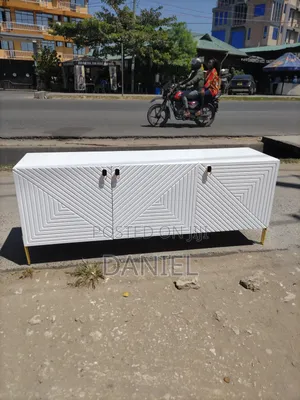 Tv Stand Nyeupe Futi 5