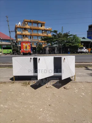 Tv Stand Nyeupe Futi 5