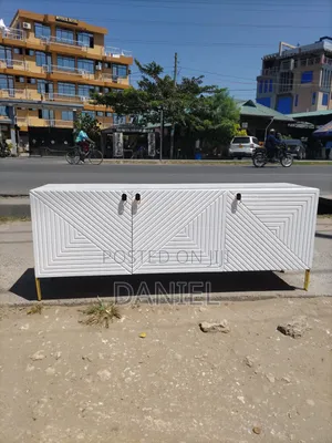 Tv Stand Nyeupe Futi 5