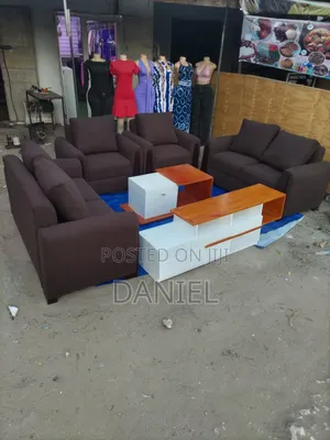 Sofa Set Brown Color