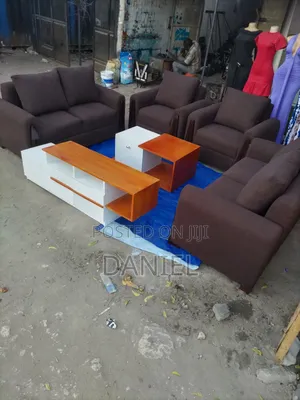 Sofa Set Brown Color