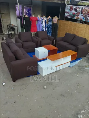 Sofa Set Brown Color