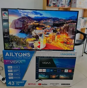 Ailyons 43" Smart Tv Powered by Vidaa
