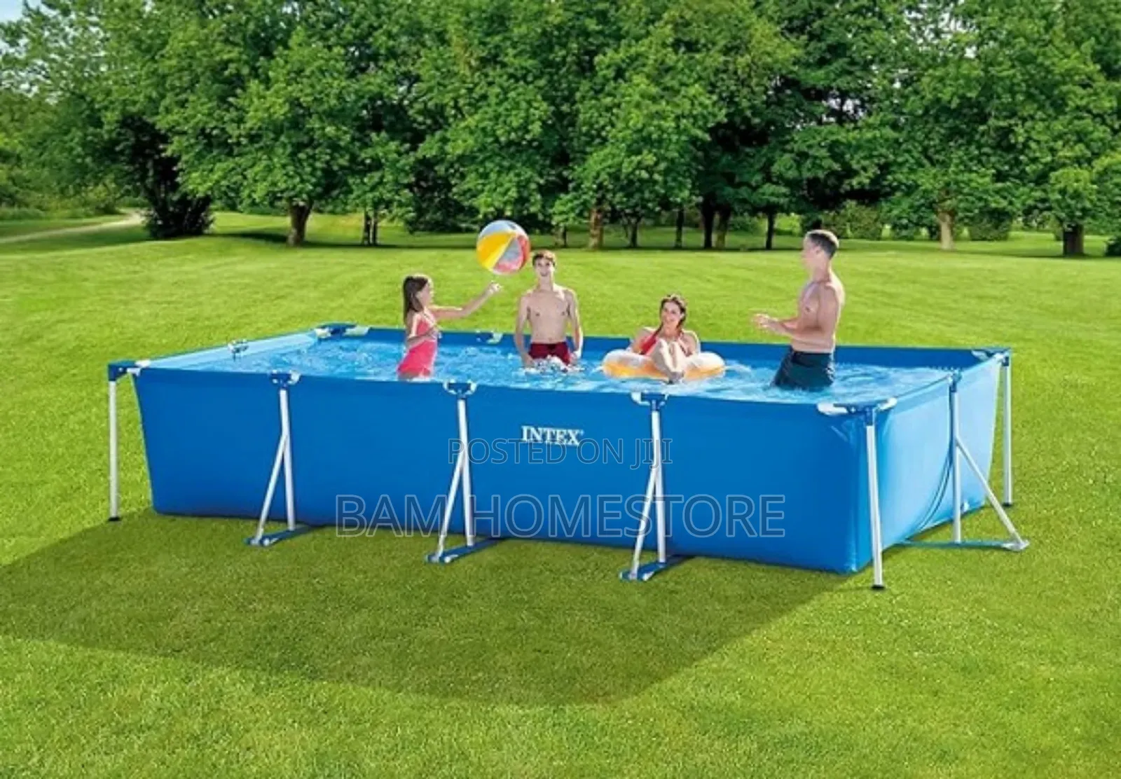 Above Ground Rectangular Swimming Pool 4m