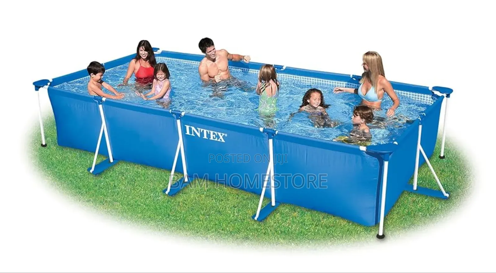 Above Ground Rectangular Swimming Pool 4m