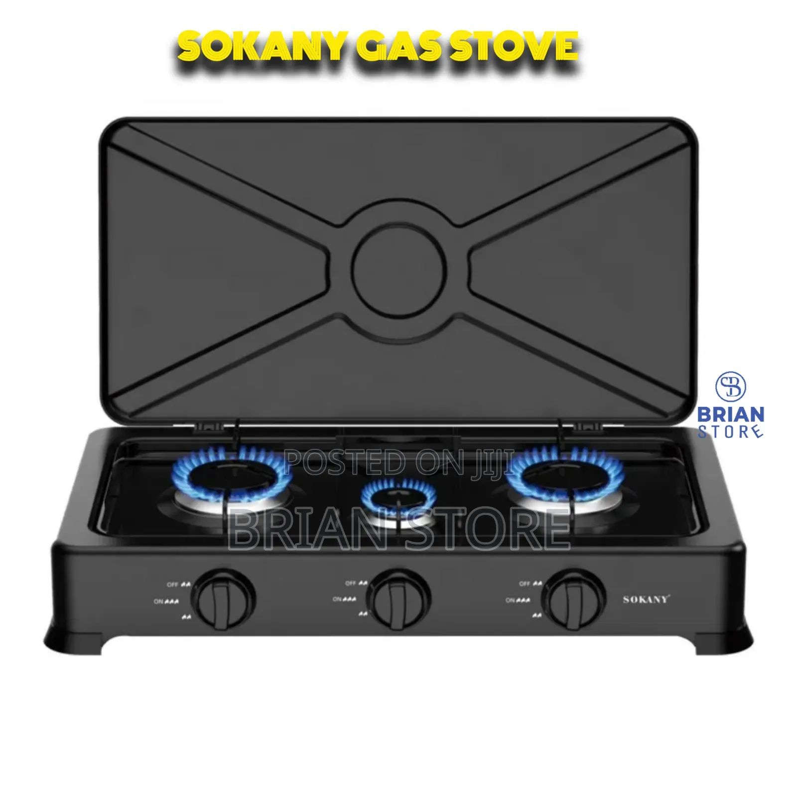 Sokany Gas Stove 3 Burners
