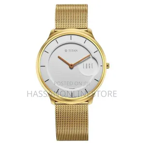 Titan Edge Slim Stainless Steel White Dial Analog Watch