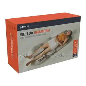 Porodo Lifestyle Full Body Massage Mat Smart Heat - Grey