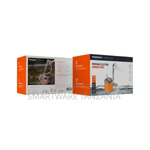 Porodo Lifestyle Portable Electric Shower Pump - Orange