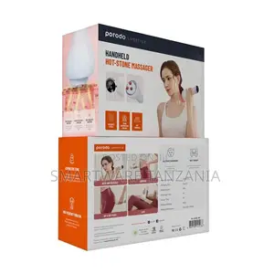Porodo Lifestyle Handheld Hot-stone Massager - White