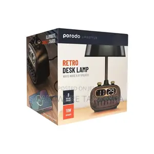 Porodo Desk Lamp With White Noise and Bluetooth Speaker